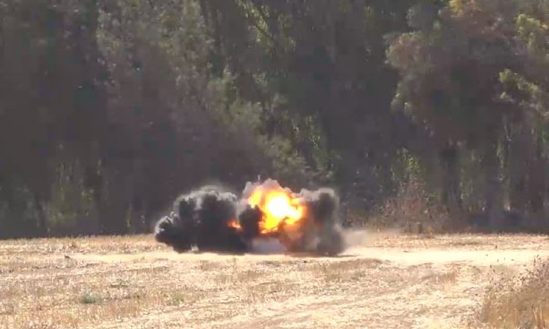 39 שריפות בעוטף עזה; בלון נפץ נוטרל. צפו בתיעוד