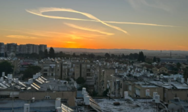 הסמל המסתורי שהופיע בשמי ישראל