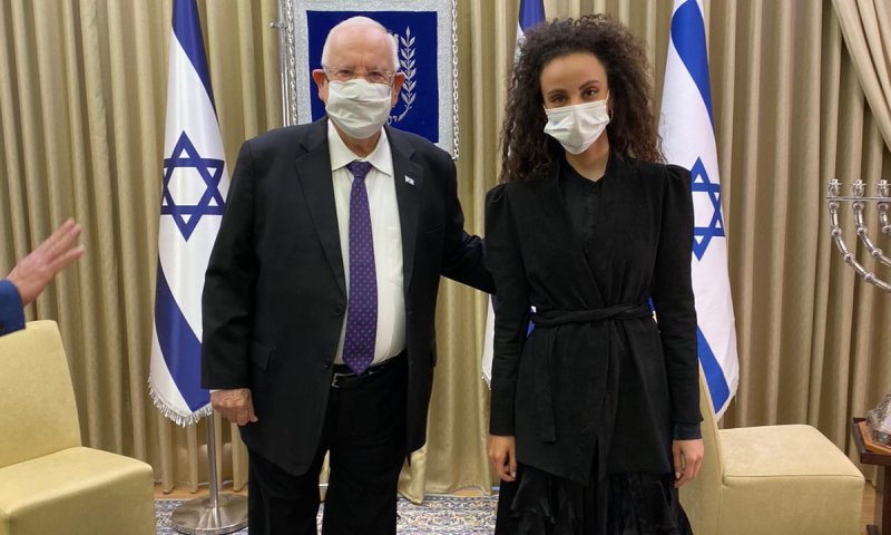 הפגישה המרגשת של יובל דיין בבית הנשיא