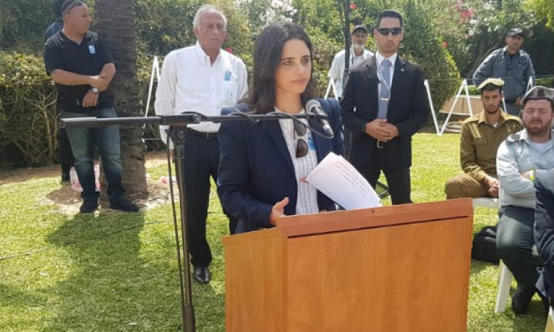 איילת שקד: "לא רק ארגוני טרור חופרים מנהרות"