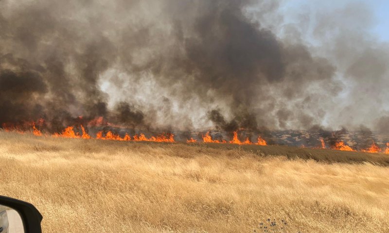 שריפה בבנימין; נסיונות למנוע התפשטות לבסיס מג"ב