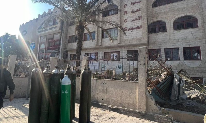 באישור צה"ל: עשרות בלוני חמצן הוכנסו לביה"ח בחאן יונס