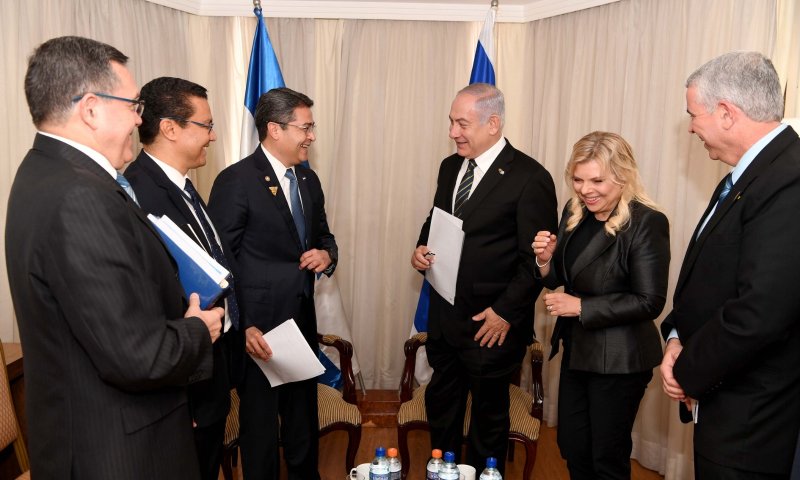 נתניהו ונשיא הונדורס: נקדם את העברת השגרירות לי-ם