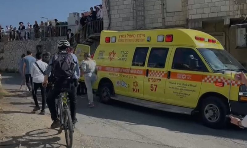 אירוע דקירה בירושלים: אדם אחד פונה לבית החולים