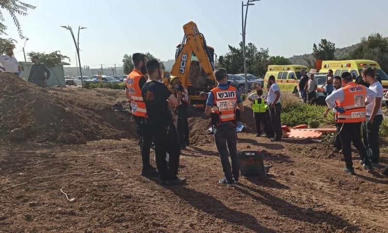 מכת תאונות העבודה: פועל נהרג לאחר שנפל לתוך בור