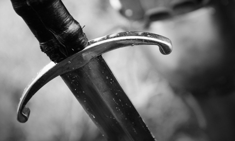 שלף חרב על אשתו וקרא: "אני אהרוג אותך"