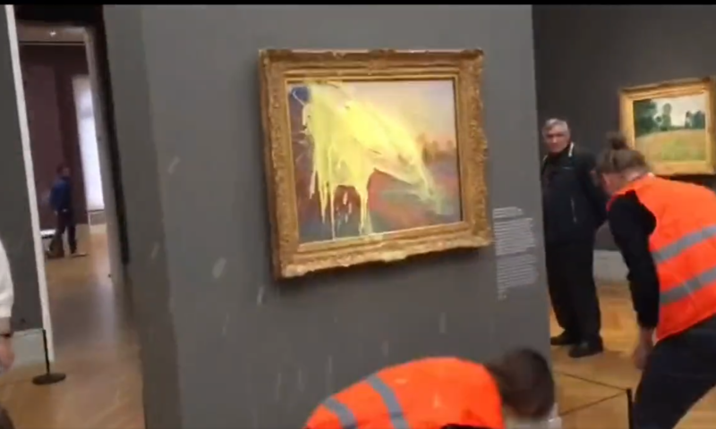 שוב: פעילי אקלים השחיתו יצירה בשווי עשרות מיליונים