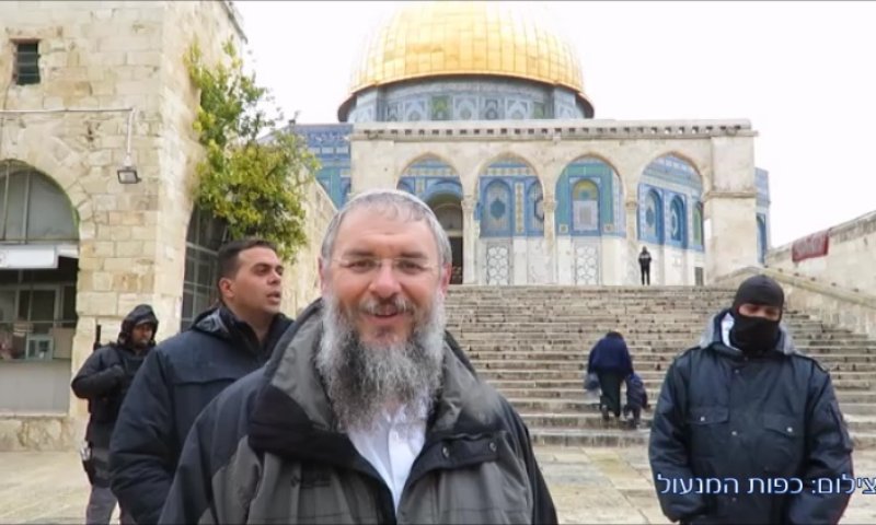 ראש המועצה הנבחר, עלה לחגוג בהר הבית. צפו