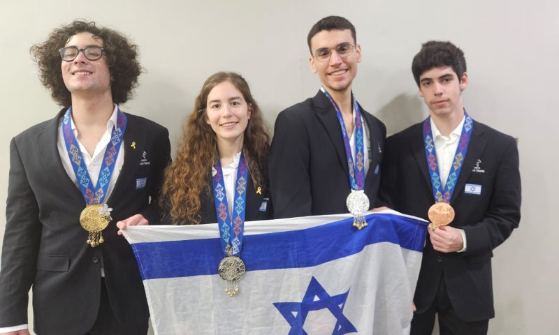 הצלחה גדולה לנבחרות ישראל באולימפיאדות למדעים
