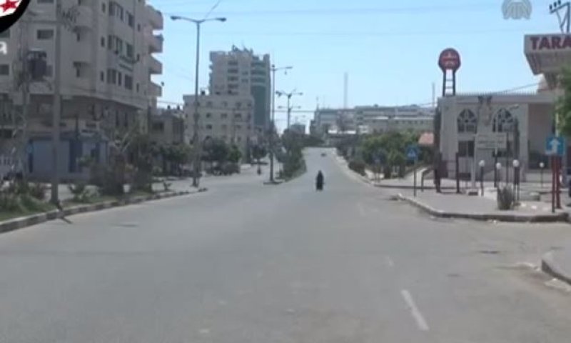 הם מפחדים: הרחובות הראשיים בעזה שוממים