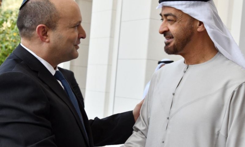 פגישה ראשונה של ראש ממשלה ישראלי באמירויות