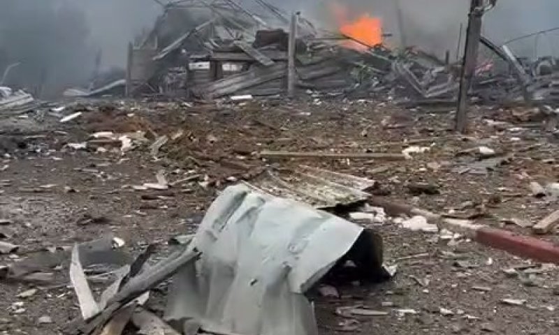 צפו: הרס כבד מפגיעת רקטה בבסיס בירנית בצפון