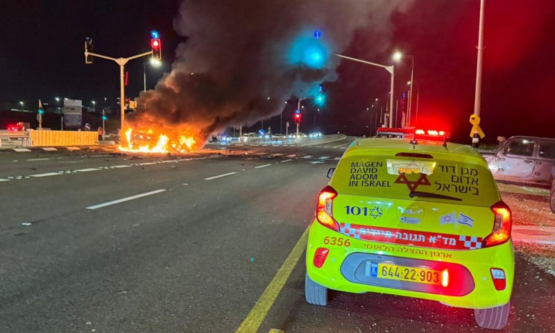 תקרית בדרום: אדם נהרג בפיצוץ רכב סמוך לשדרות