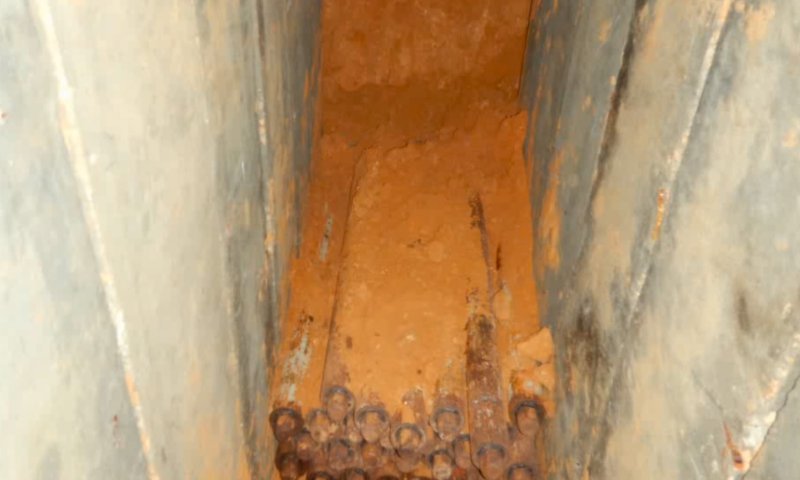 תיעוד: צה"ל משמיד את מנהרת הטרור מעזה