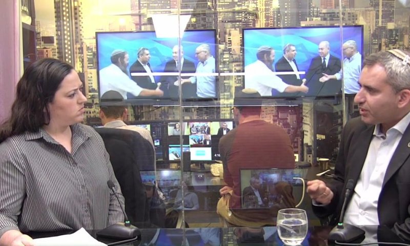 אלקין באולפן סרוגים: סיבוב שני אני מביס כל מועמד