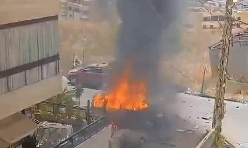 לאחר יממה של שקט: רכב הותקף מהאוויר בצידון