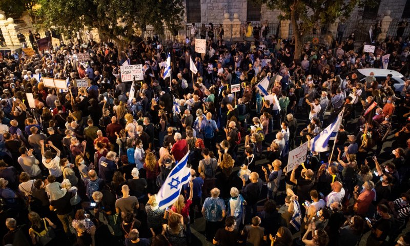 עמותת כחול לבן: האמריקאים לא תרמו למימון ההפגנות