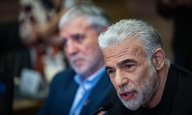 לפיד לכ"ץ: "לא הצגת חוק גיוס, אלא&nbsp;הונאה"