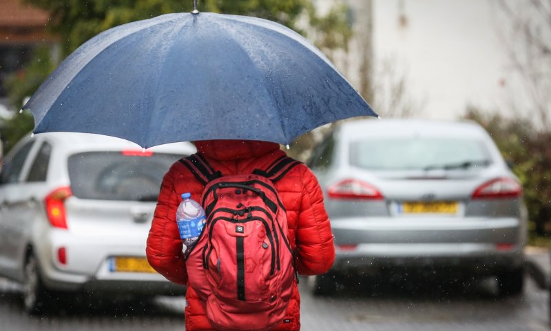 מהפך במזג האוויר: חם בבוקר, קר וגשום בערב