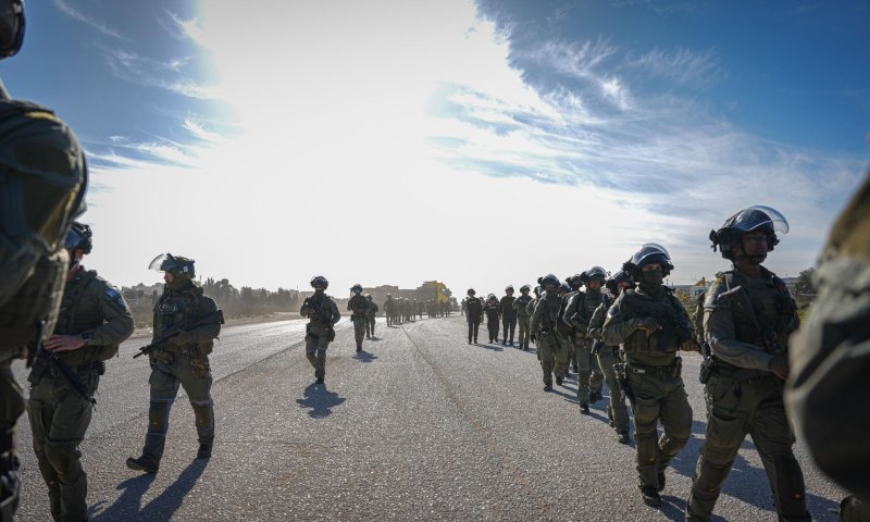 מאות לוחמי מג"ב פשטו על כפר בעוטף ירושלים