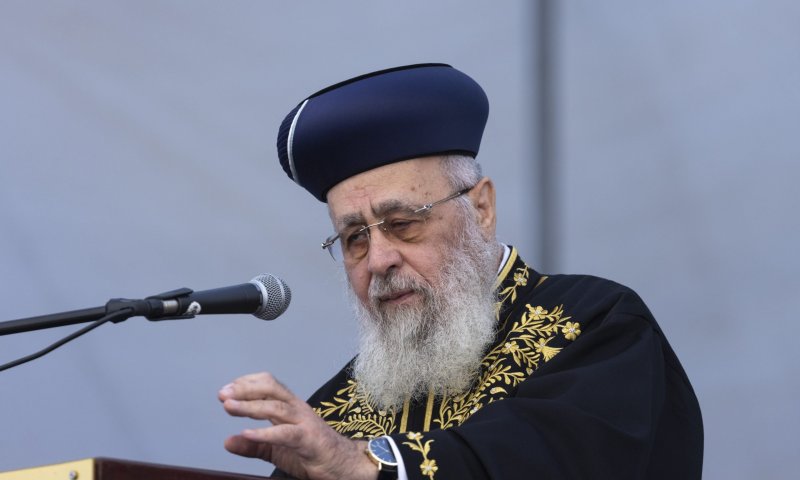 הרב יוסף: "תקליטו אותי &ndash; גם מי שבטלן לא יילך לצבא"