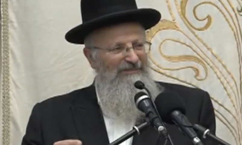 צפו: שיעורו השבועי של הרב שמואל אליהו