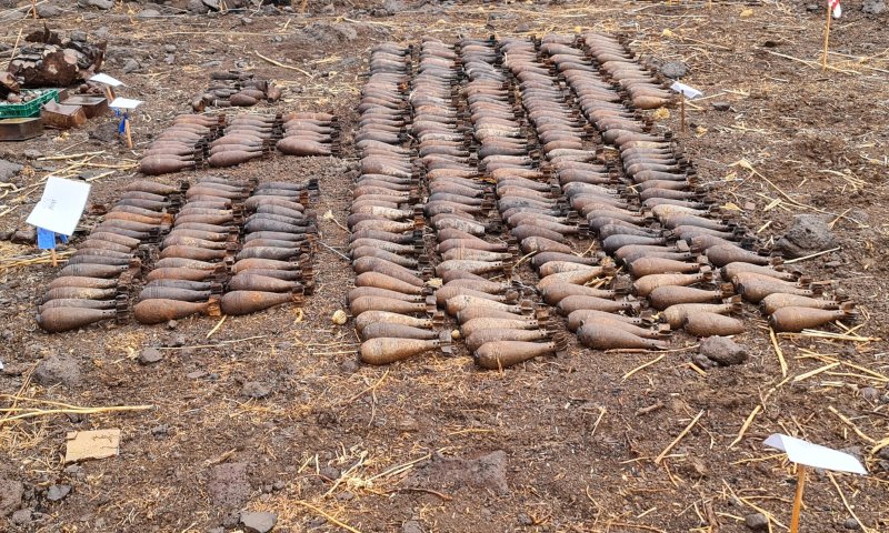 בונקר סורי מלא בתחמושת נחשף ברמת הגולן