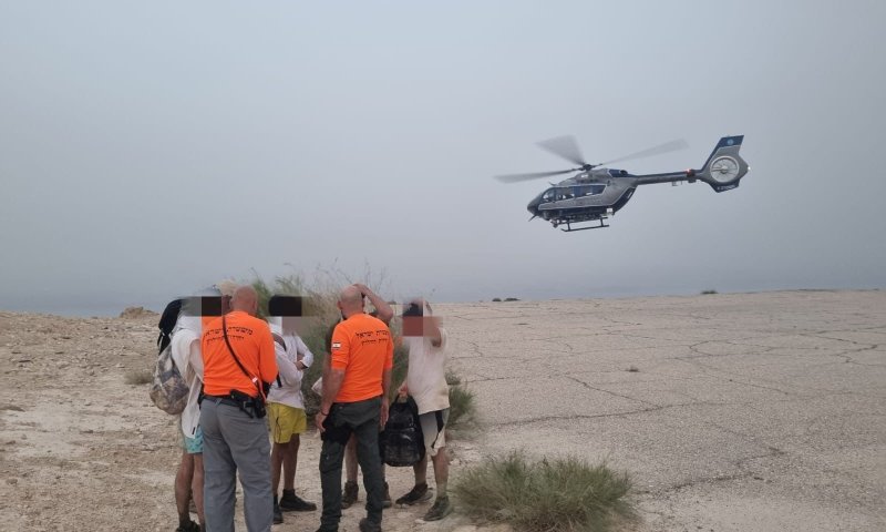 נער נפל מ-8 מטרים במהלך טיפוס בצפון. צפו בחילוץ