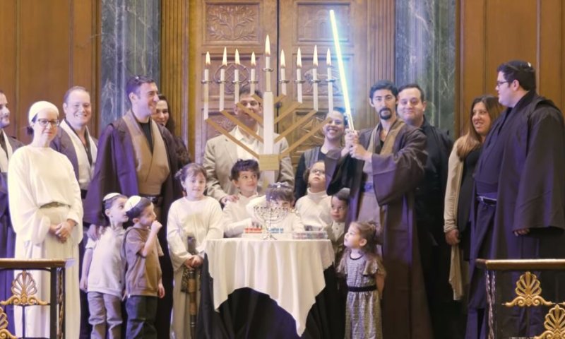 ענק: 'מלחמת הכוכבים' בגרסת חנוכה. צפו