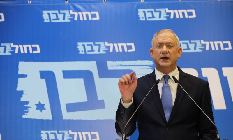 גנץ: "נתניהו לחץ על כפתור פיזור הכנסת ואין דרך חזרה"