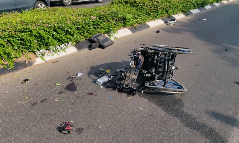 'הכסא היה מפורק': נכה בכיסא גלגלים נהרג בתאונה