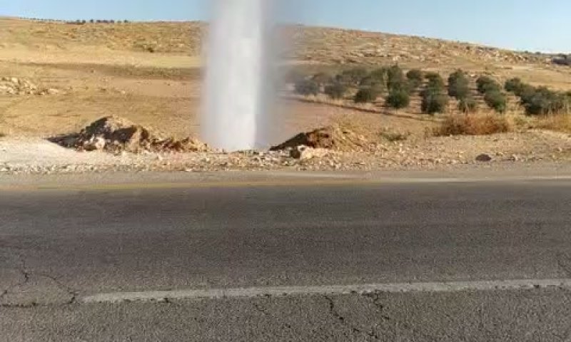 שוב חבלה בצינור המים לתושבי הר חברון