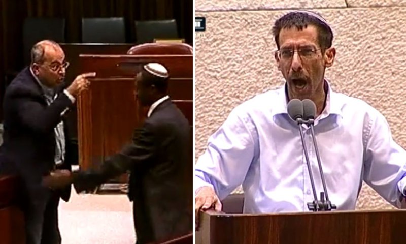 "פשיסט, ראש מעוות": צפו בטיבי צורח על אורבך ומסולק