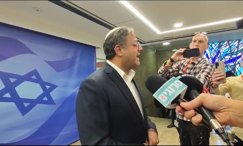 בן גביר: אתנגד לכניסת פועלים משטחי הרשות