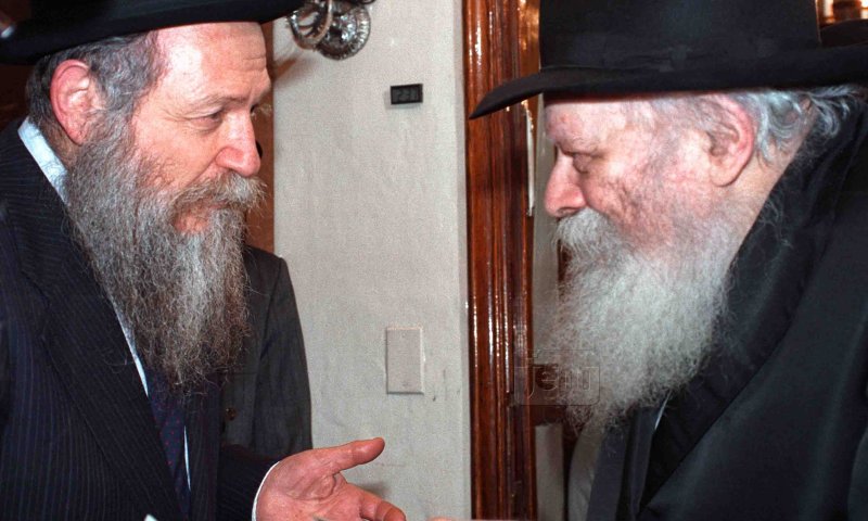 צפו בתיעוד: כשהרב דרוקמן פגש את הרבי מליובאוויטש