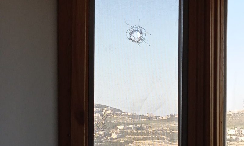 חלון בית ביישוב תקוע נפגע מירי במהלך השבת