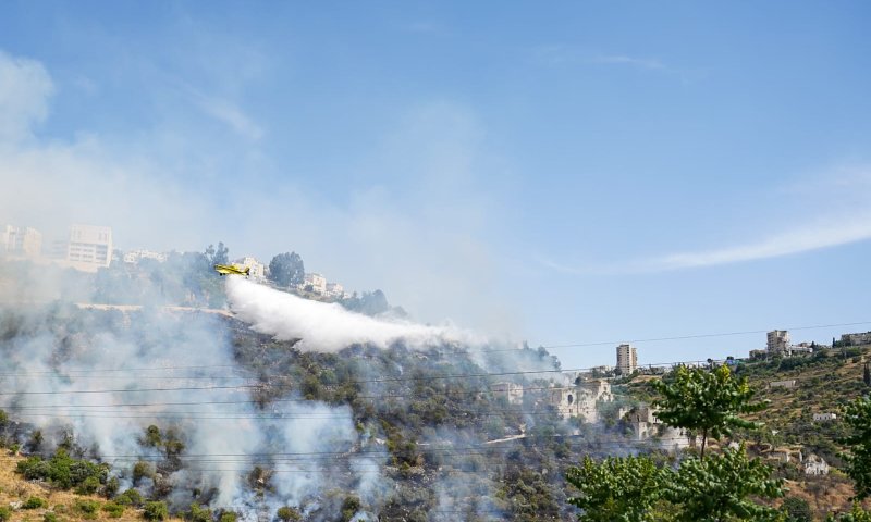 השריפה בירושלים: הושגה שליטה על הלהבות