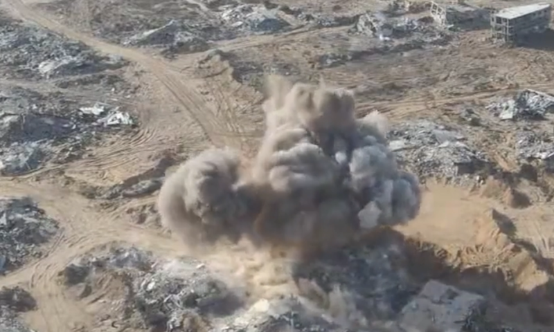 צפו: יחידת יהל"ם השמידה את מתחם המחרטות של חמאס במרכז הרצועה