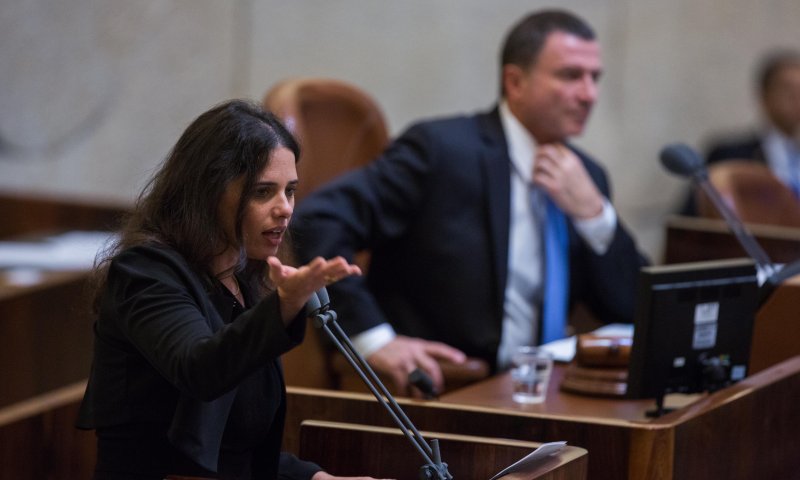 שקד במליאת הכנסת: מתנערת מדברי ח"כ יוגב