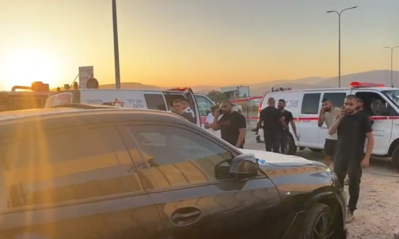 רכב התפוצץ בעראבה: הנהג נהרג במקום