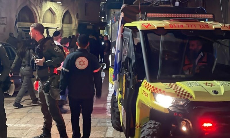 פיגוע דקירה בעיר העתיקה: המחבל נוטרל