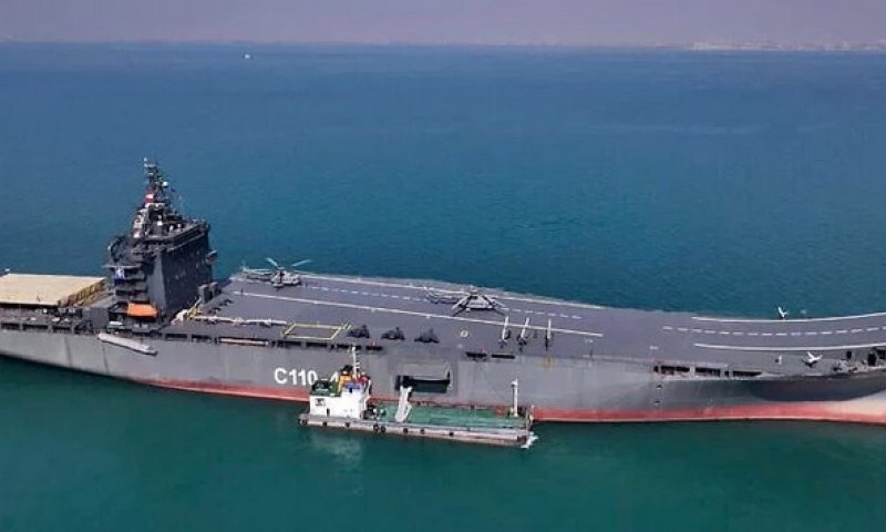 שוברת שיוויון: איראן השיקה ספינה "נושאת כטב"מים" עצומה