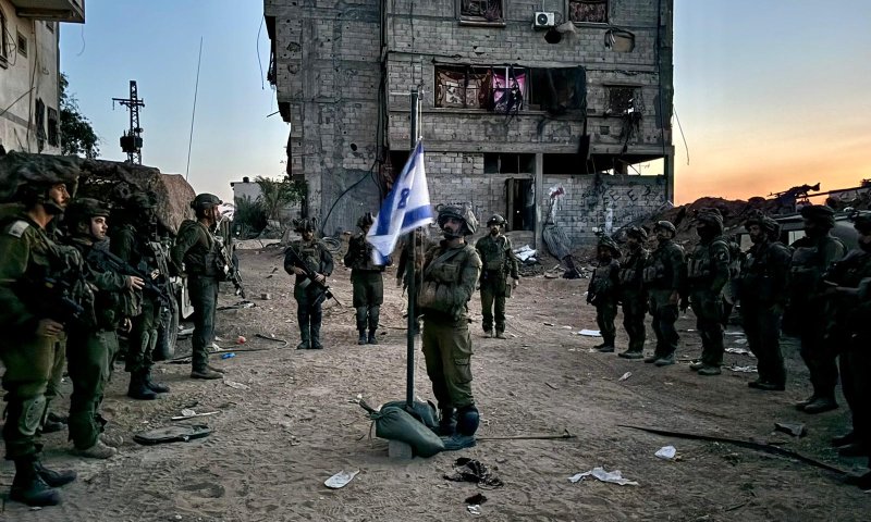 תיעוד: לוחמי צה"ל ציינו את יום הזיכרון ברצועת עזה