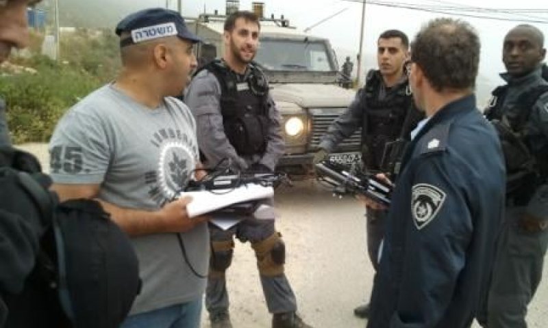 תג מחיר של המשטרה נגד משרדי "הקול היהודי" ביצהר