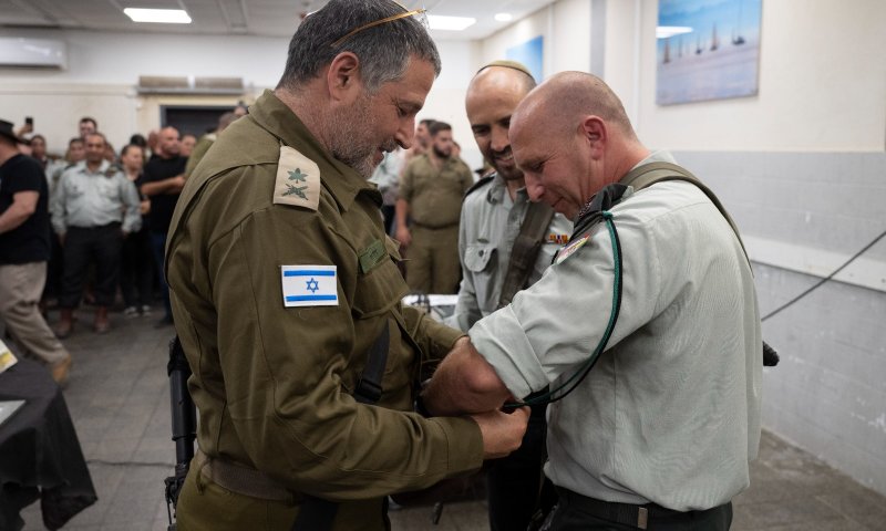 כבוד למגזר: מפקד סרוג מחליף את מפקד ביסל"ח הסרוג