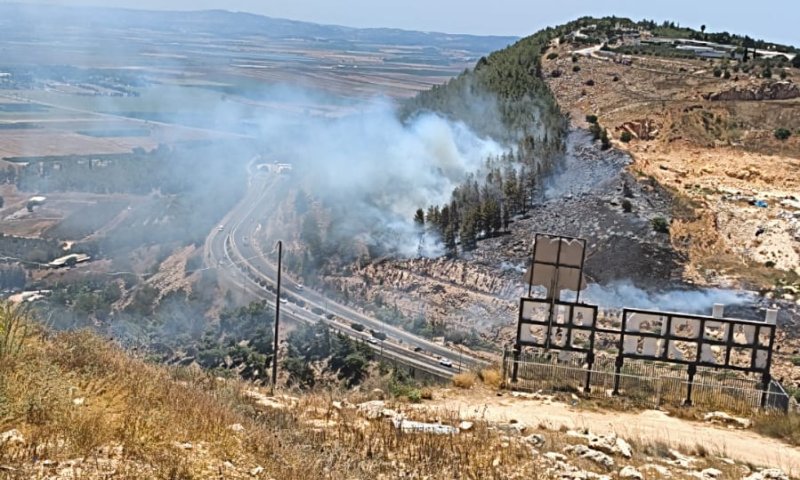 שריפת יער פרצה בגליל | 4 מטוסי כיבוי הוזנקו