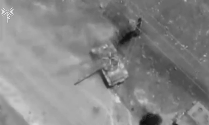 צה"ל חושף: רגע השמדת הטנקים בסוריה. צפו