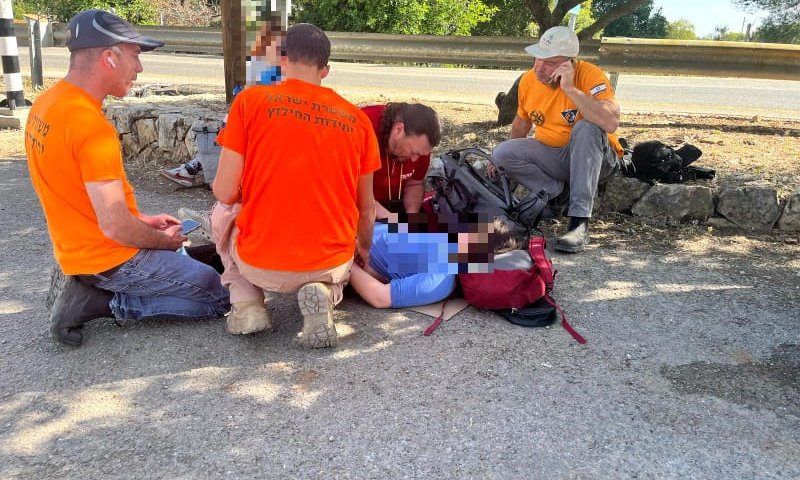 כמעט אסון בהרי ירושלים: מורה ותלמידה חולצו מתוך נחל המערה