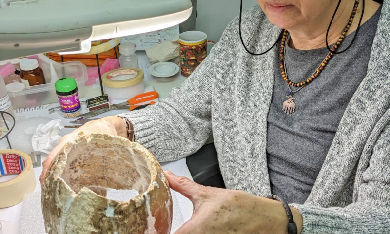 כלי בן כ-6,000 שנה עשוי שנהב התגלה בדרום הארץ