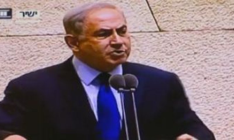 נתניהו נאם, הח"כים הערבים השתוללו; צפו